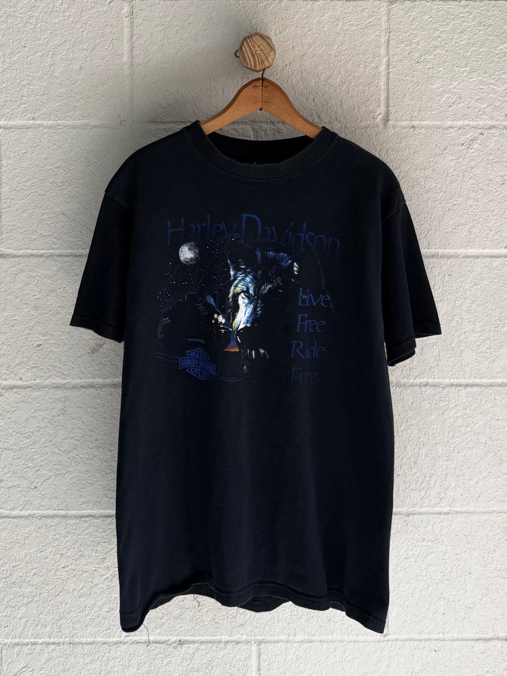 ‘90s Harley Wolf Tee