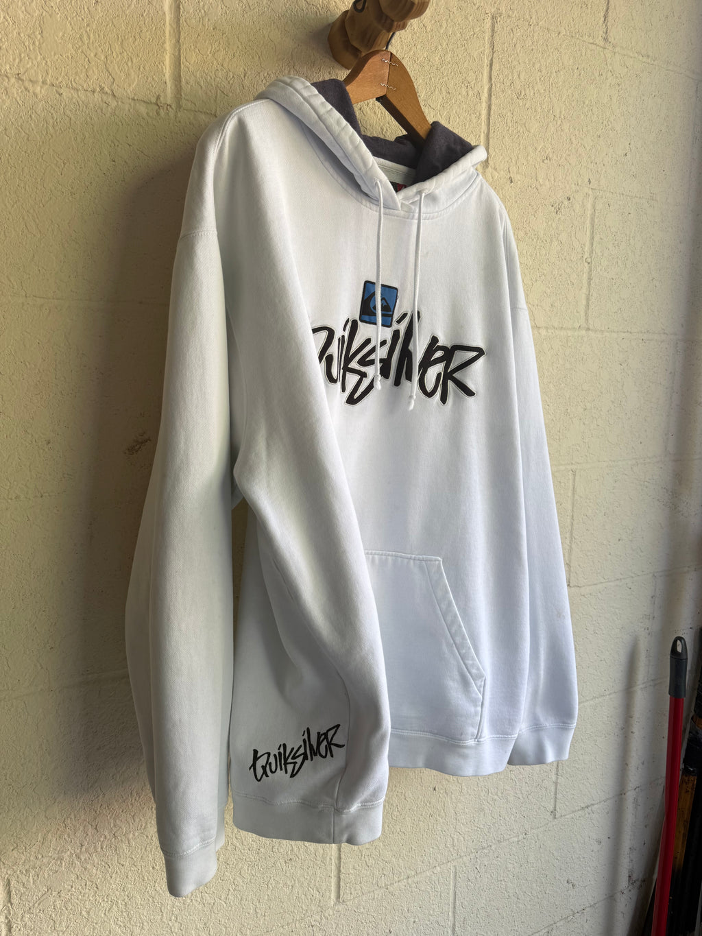 '00s/'90s White Quiksilver Hoodie
