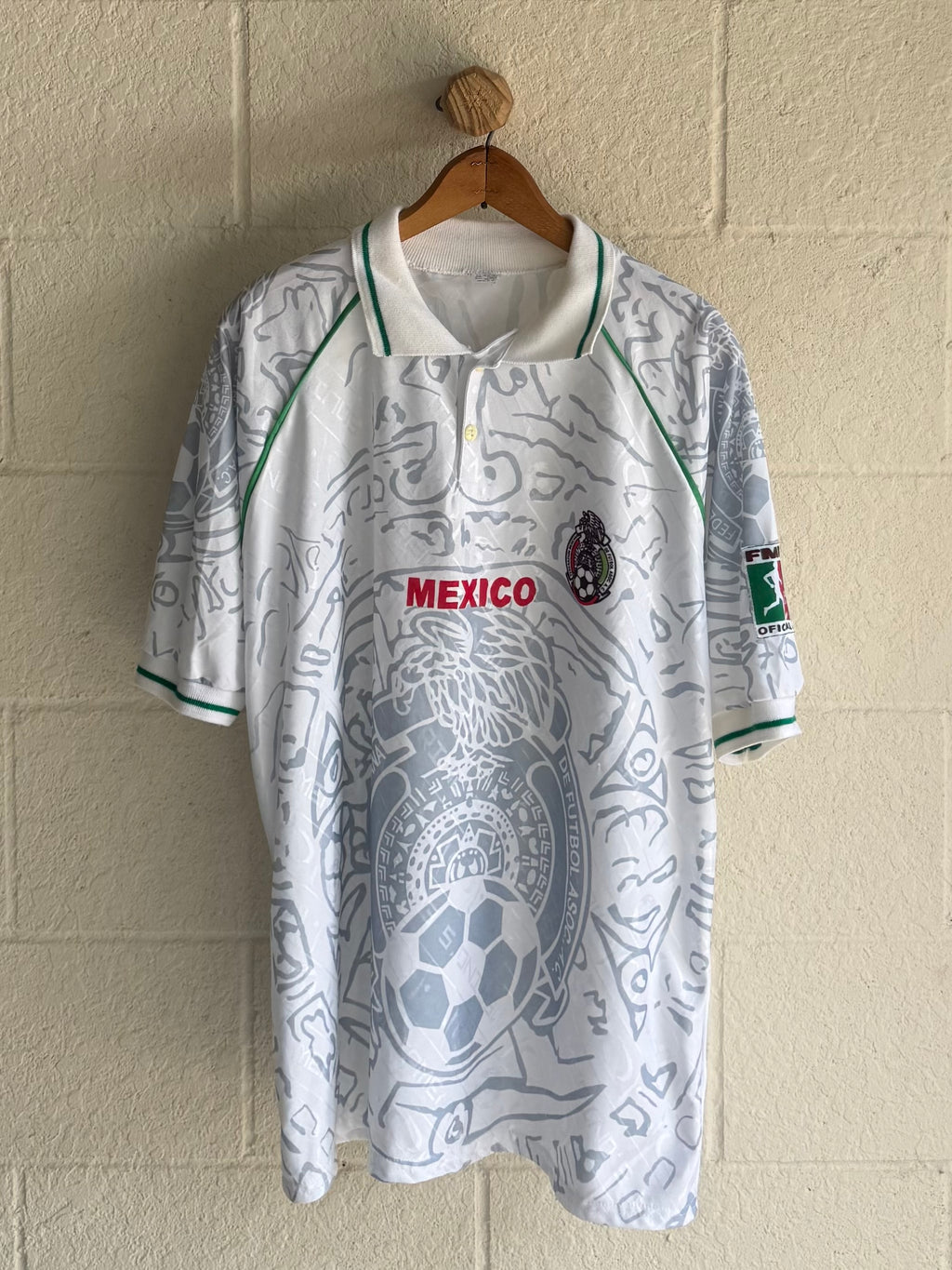 '90s Mexico Boot Jersey Home Kit