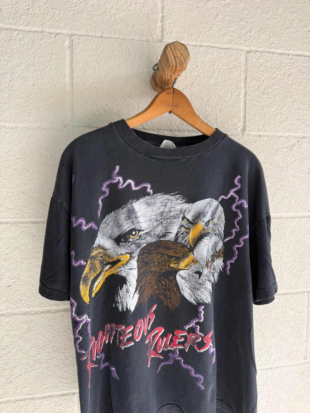 ‘90s Righteous Ruler Eagle Lightening Tee