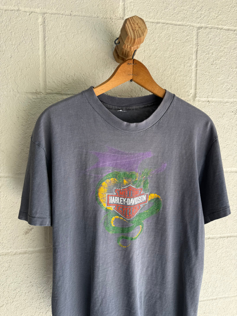 ‘80s Faded Harley Dragon Tee