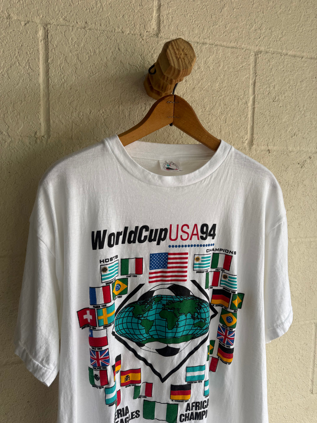 1994 World Cup Tee Nigerian Logo