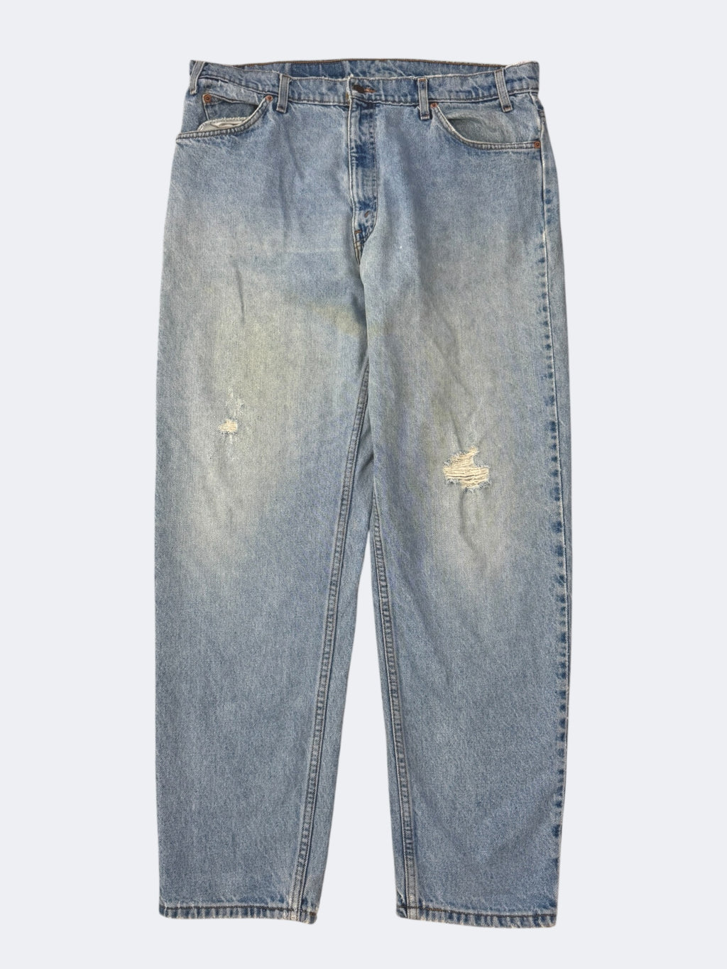 Faded Washed Orange Tab Denim Levi’s Pants (38 x 32)