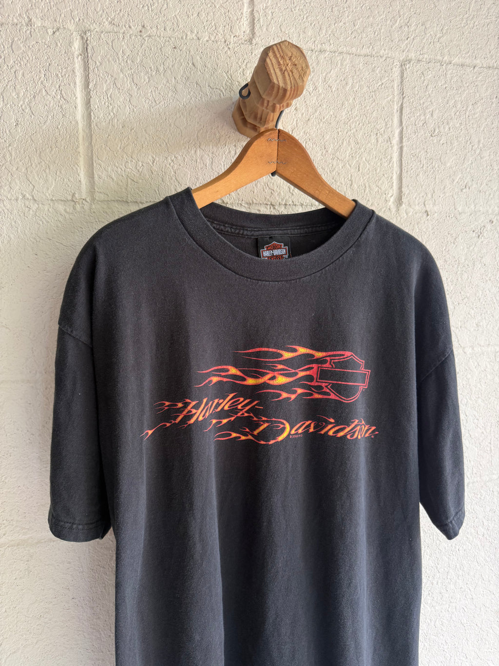 '90s Flame Harley Logo Tee