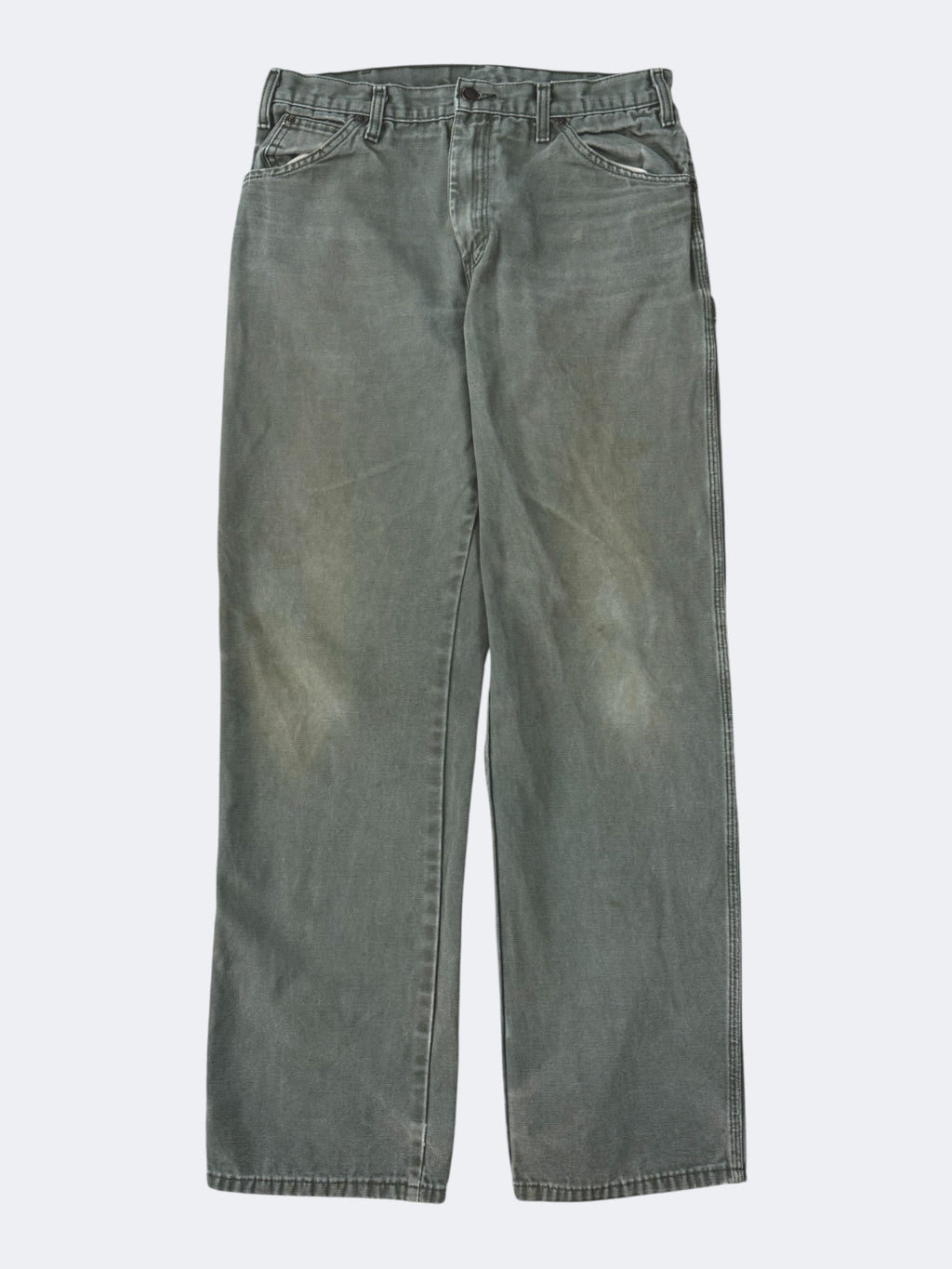 Faded Olive Green Dickies Pants (34 x 34)