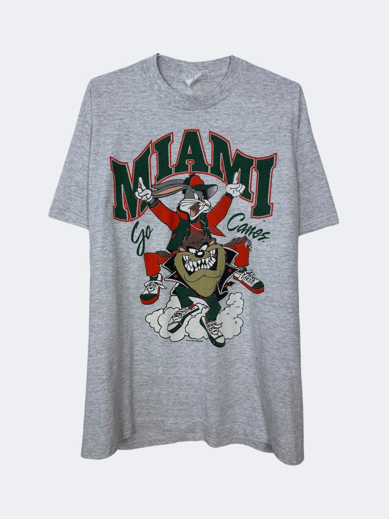 '90s Miami Hurricanes Bugs & Taz Tee