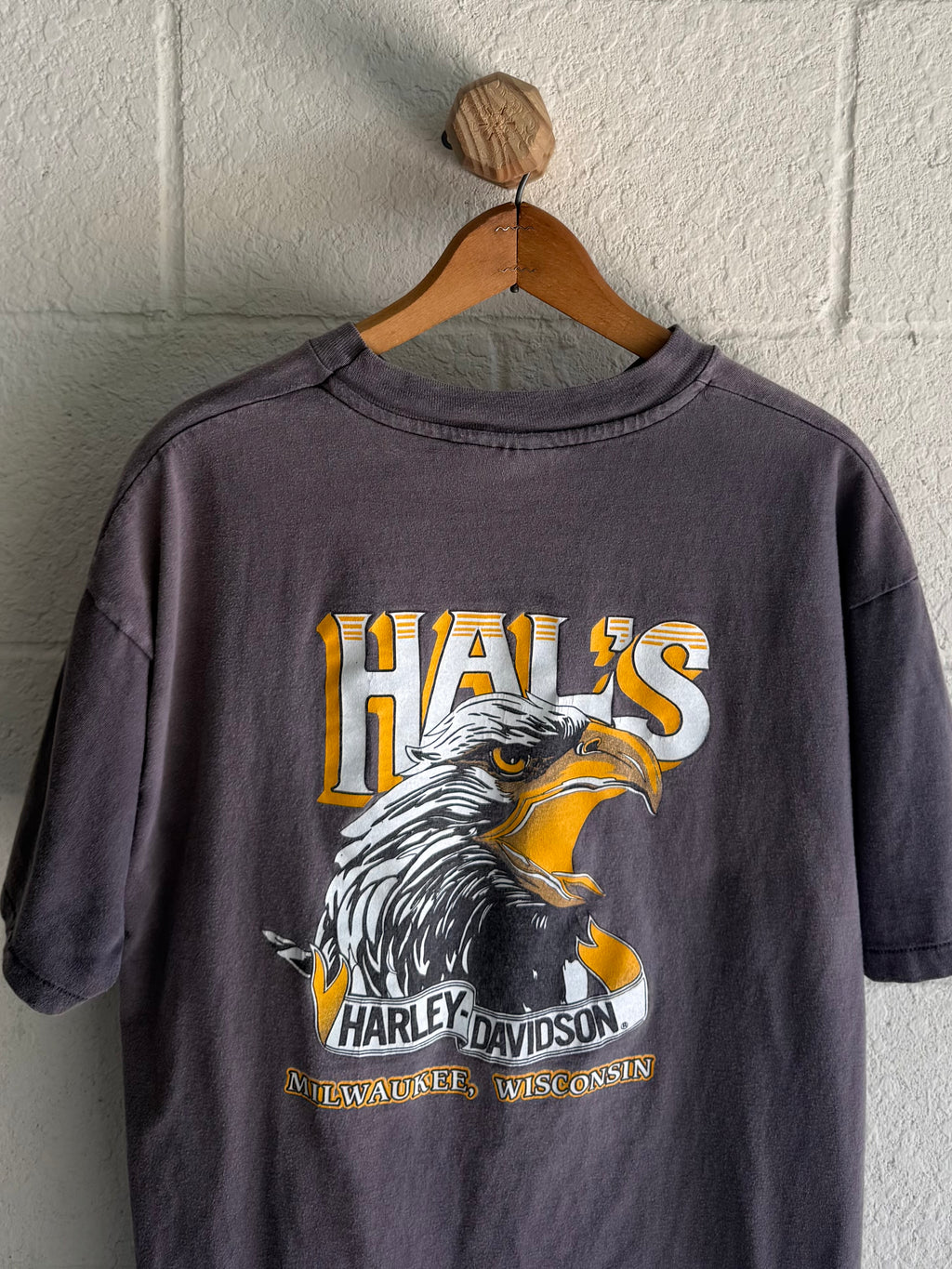 '80s/‘90s Faded Harley Logo Tee