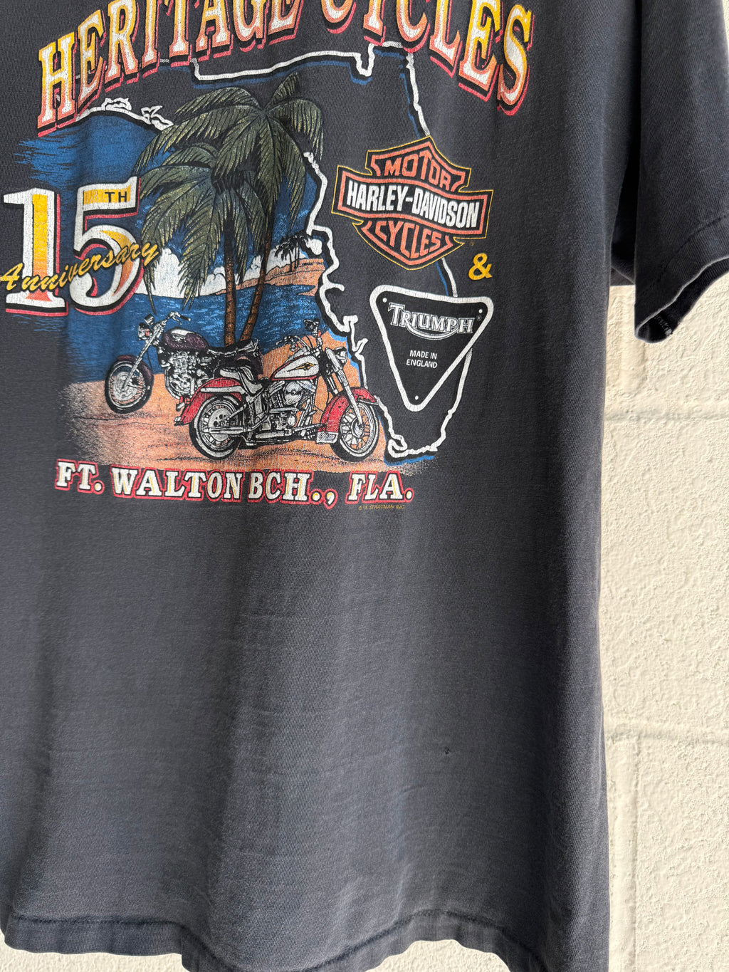'90s Faded Eagle Harley Tee