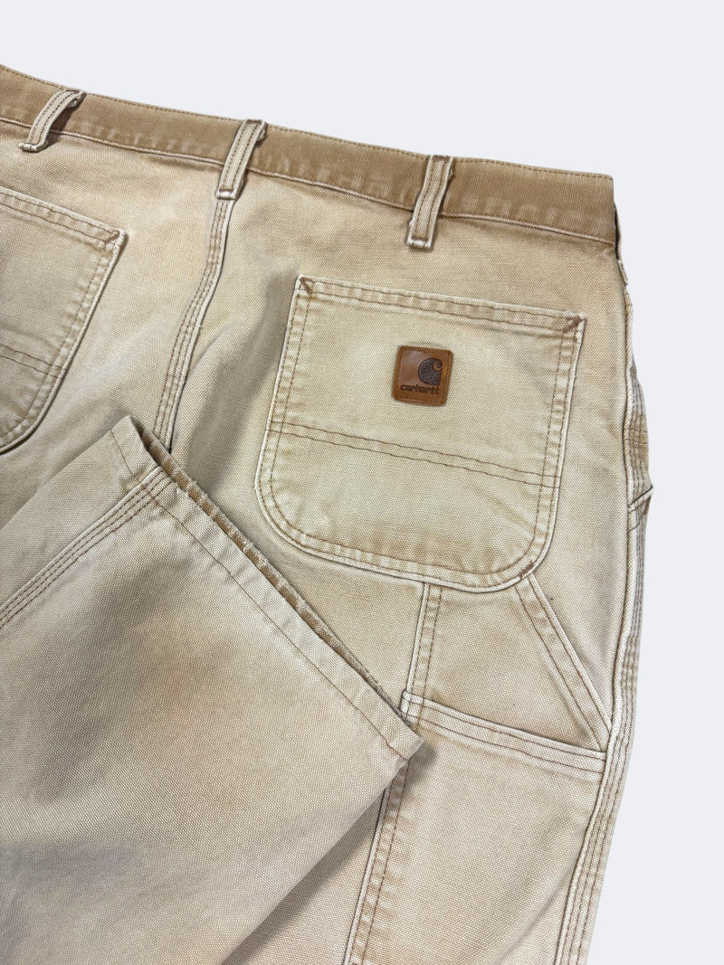 Faded Tan Carhartt Pants (35 x 32)