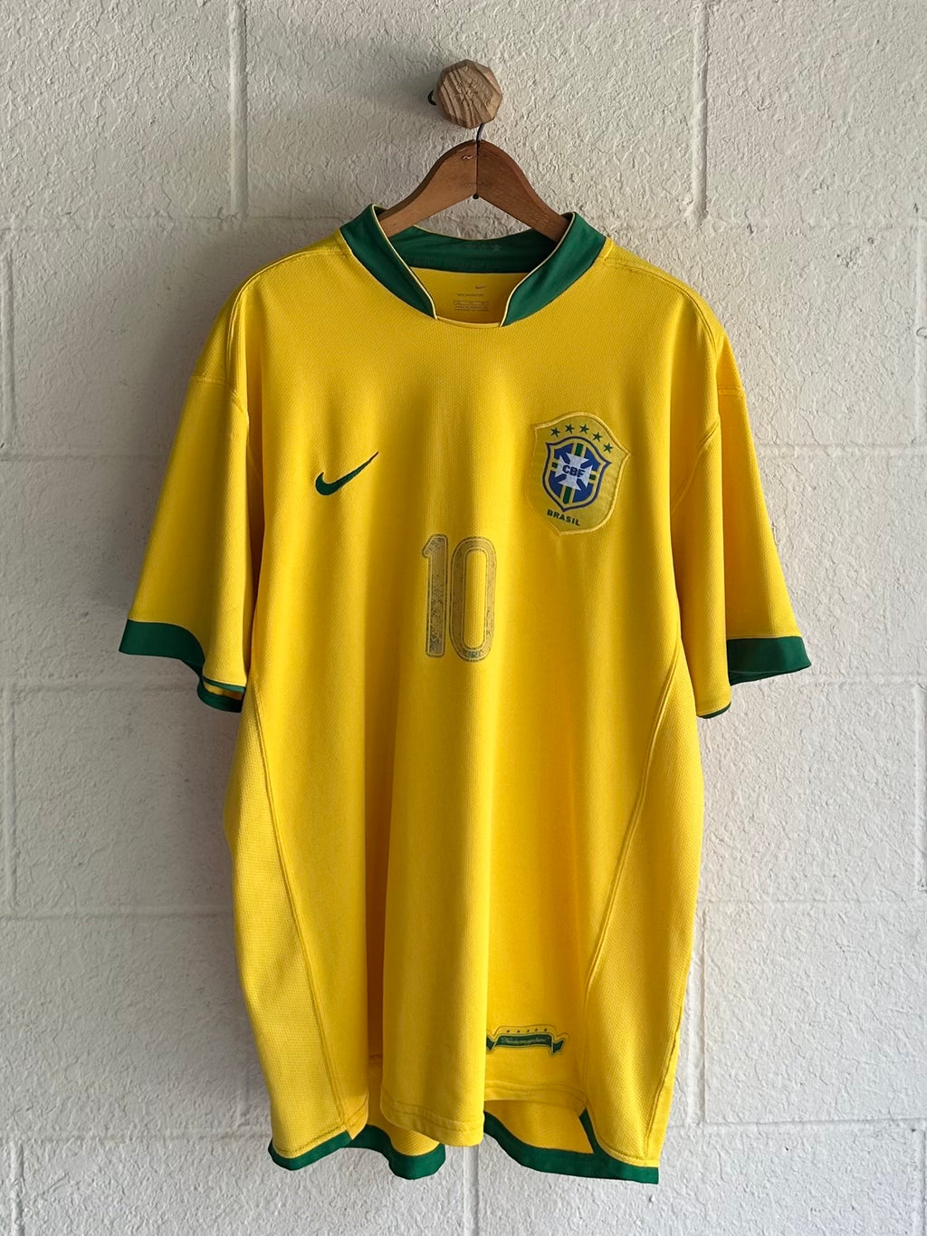 '00s Nike Brazil Ronaldinho Jersey