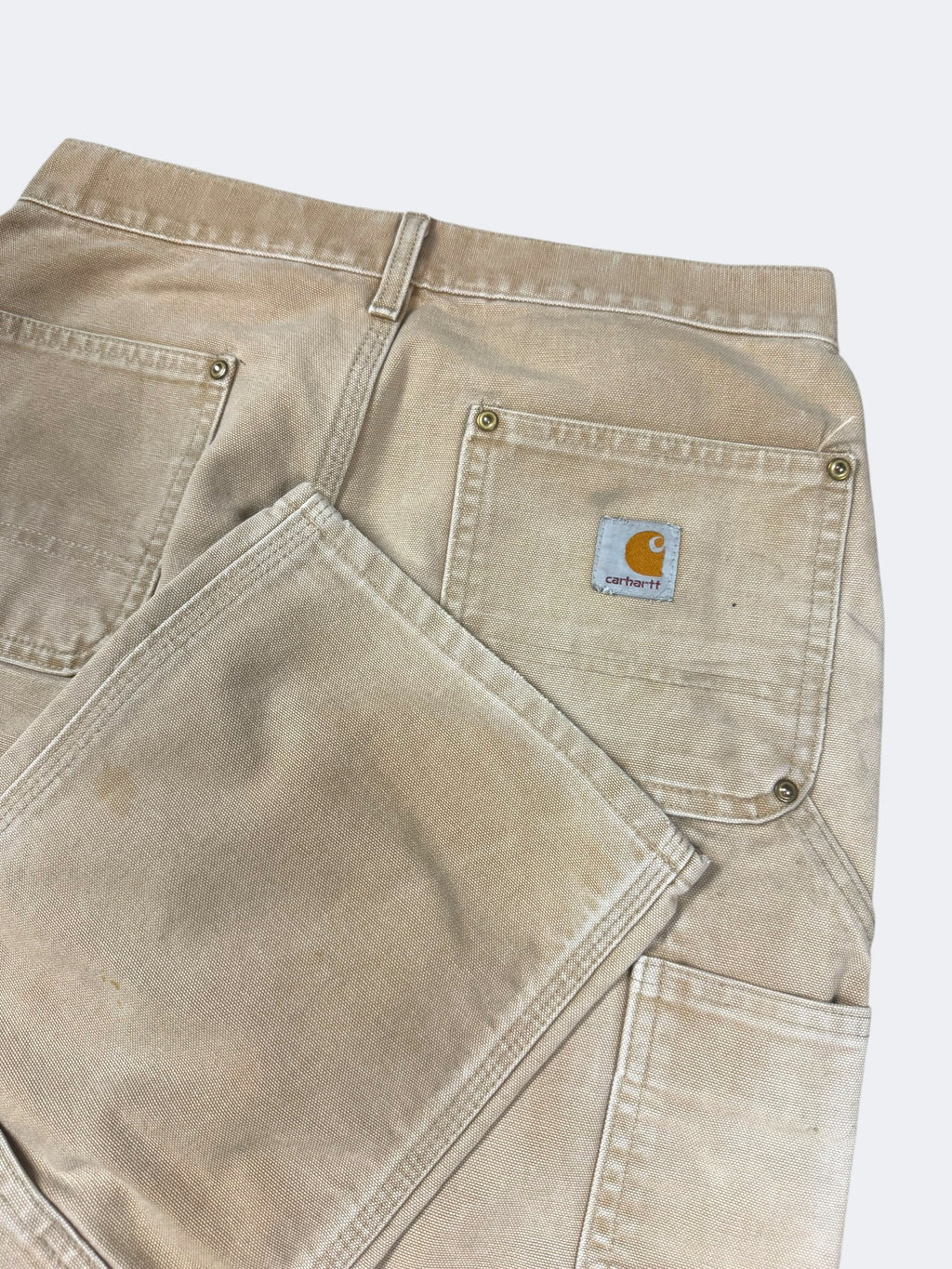 Faded Tan Carhartt Double Knees (30 x 30)