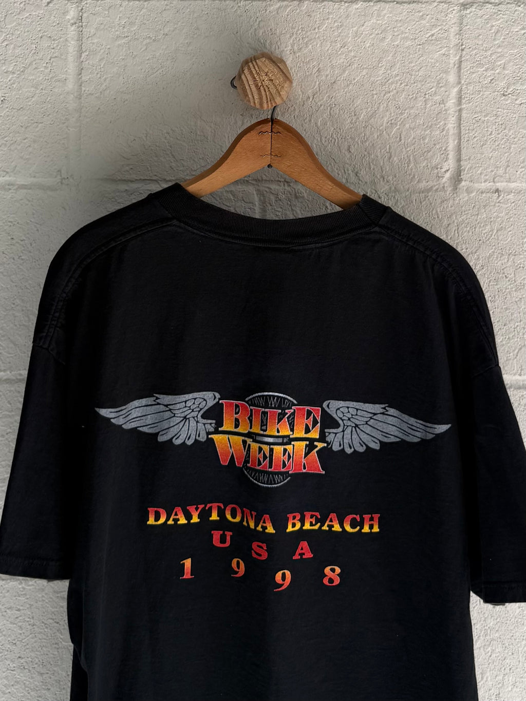 ‘90s Daytona Bikeweek Flame Eagle Tee