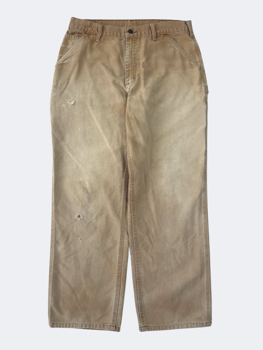Faded Tan Carhartt Pants (35 x 32)