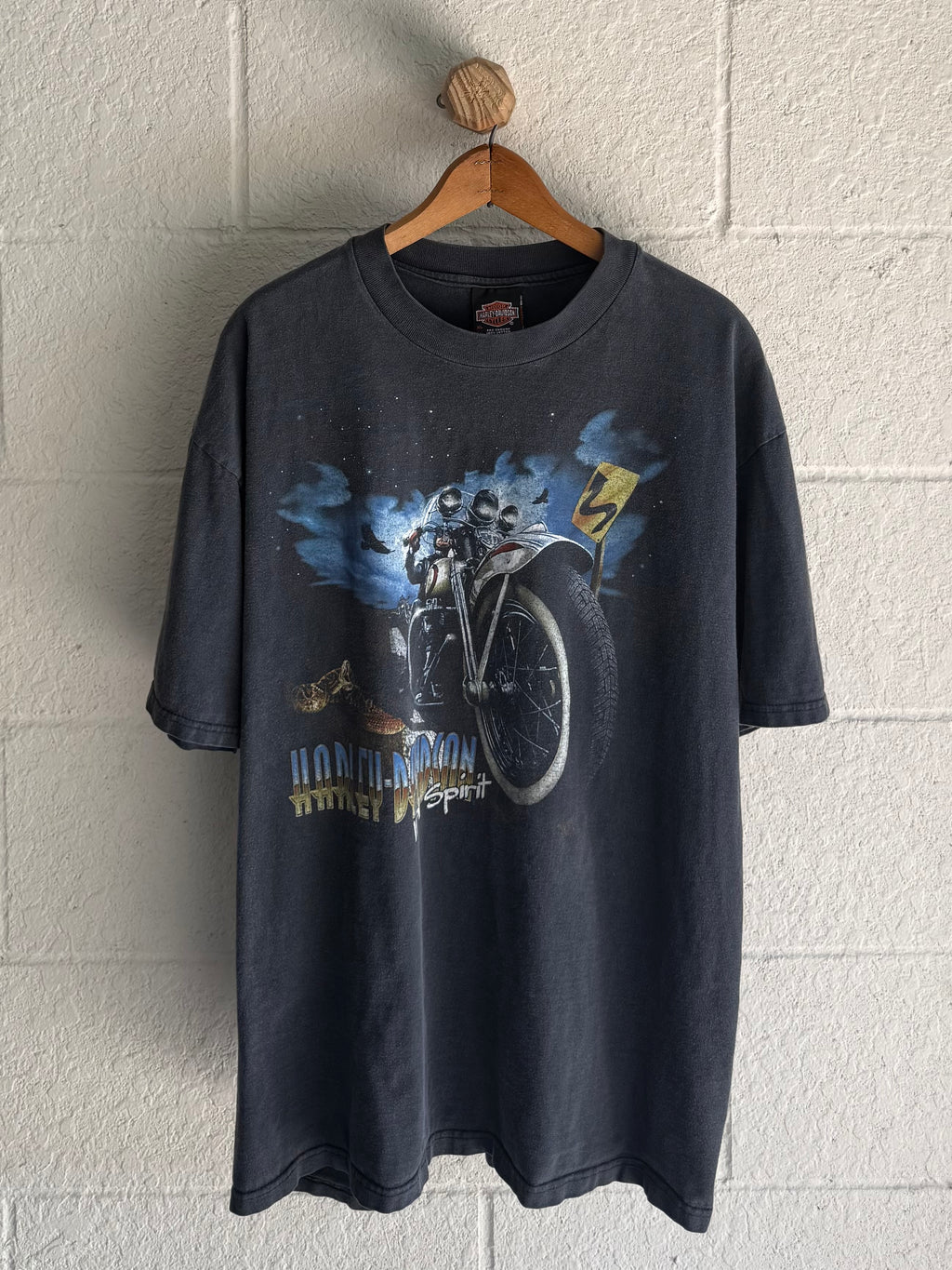 '90s Faded Wild Spirit Harley Tee