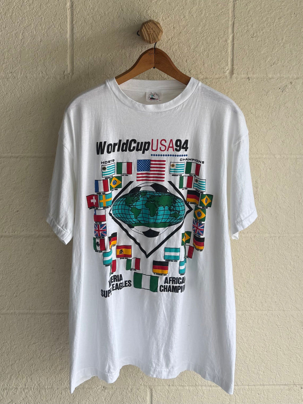 1994 World Cup Tee Nigerian Logo