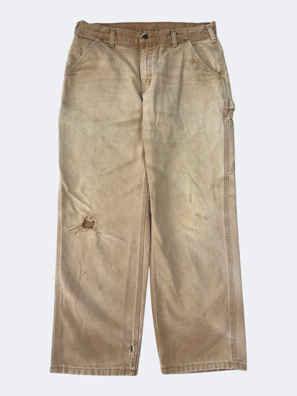 Faded Tan Carhartt Pants (34 x 30)