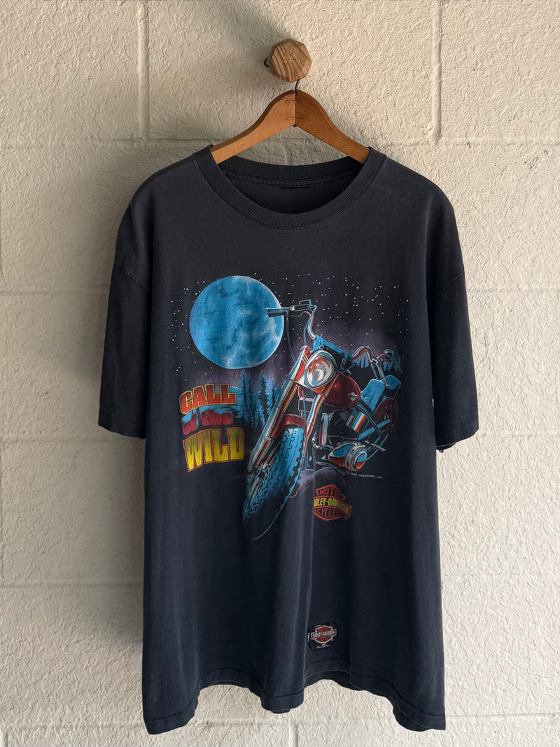 ‘90s Faded Call of the Wild Harley Tee