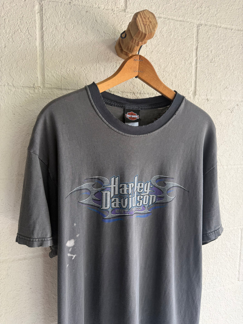 ‘90s Faded Harley Two Tone Tee
