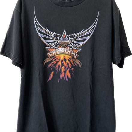 2000 Freedom Flame Harley Tee