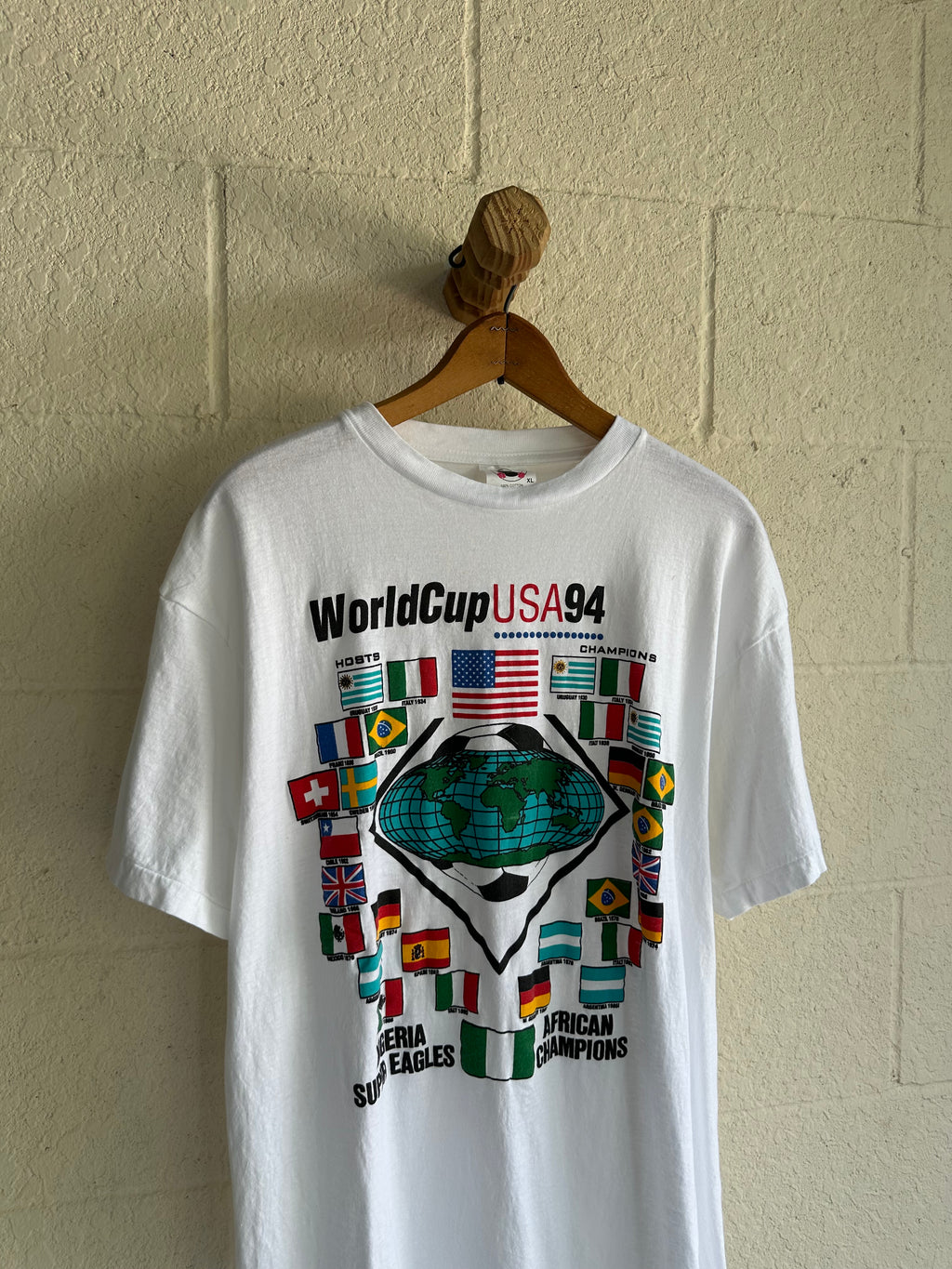 1994 World Cup Tee Nigeria Logo