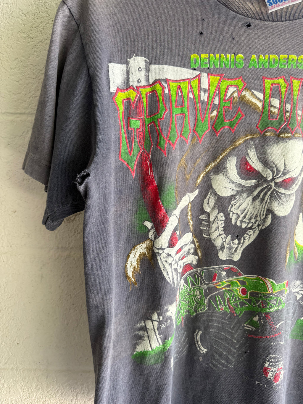 ‘90s Faded Grave Digger Tee