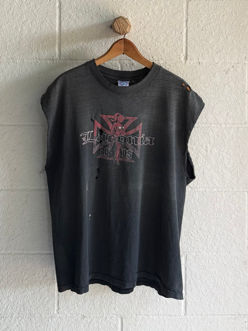 ‘00s Faded & Distressed Laconia Choppers Cut-Off