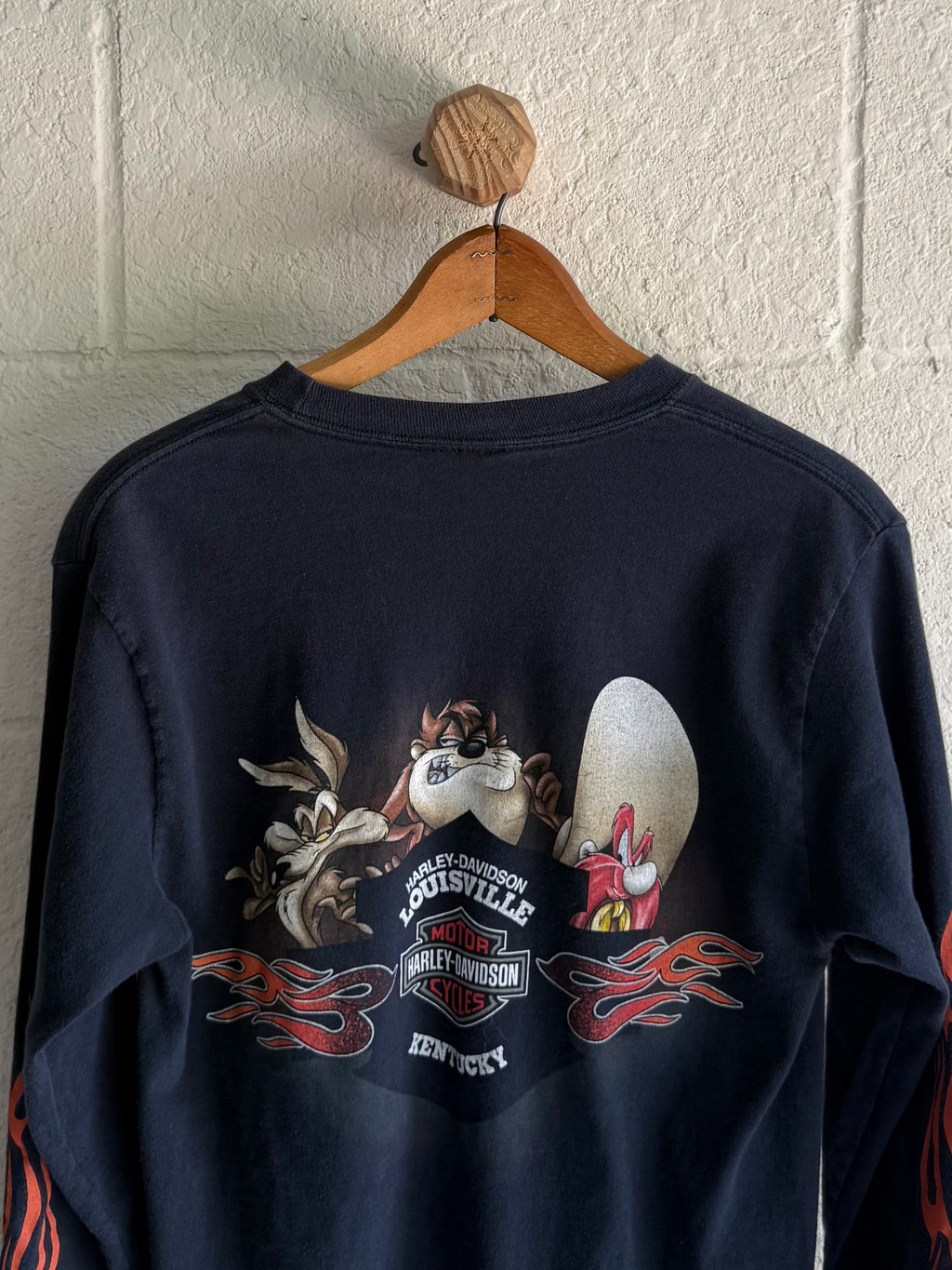 ‘00s Taz Flame Harley Long Sleeve