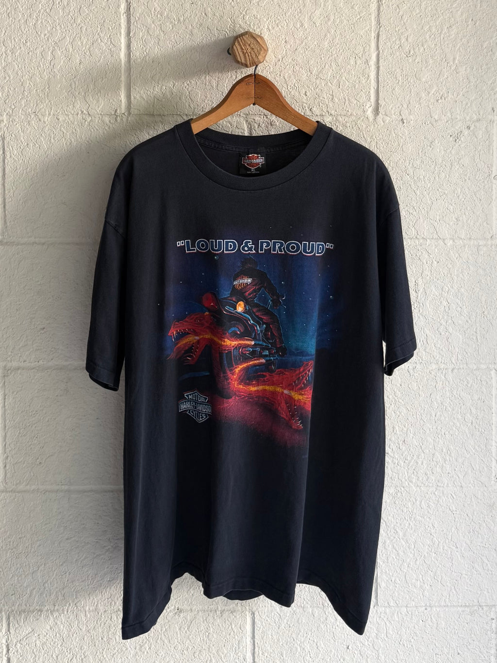 '90s Flame Wolf Harley Tee