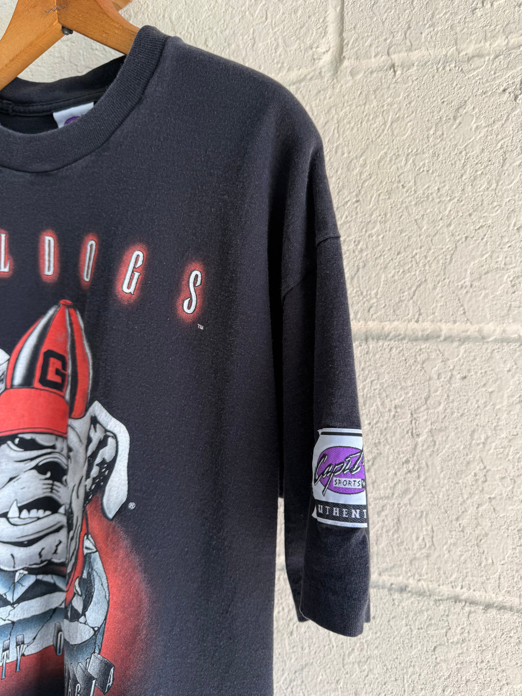 '90s Georgia Bulldogs Stone Crack Tee