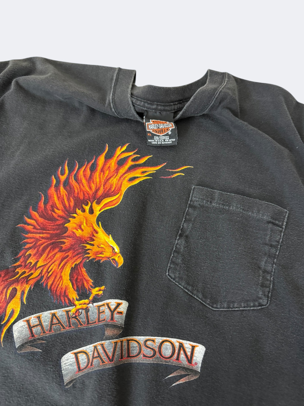 '00s Flame Pheonix Harley Tee