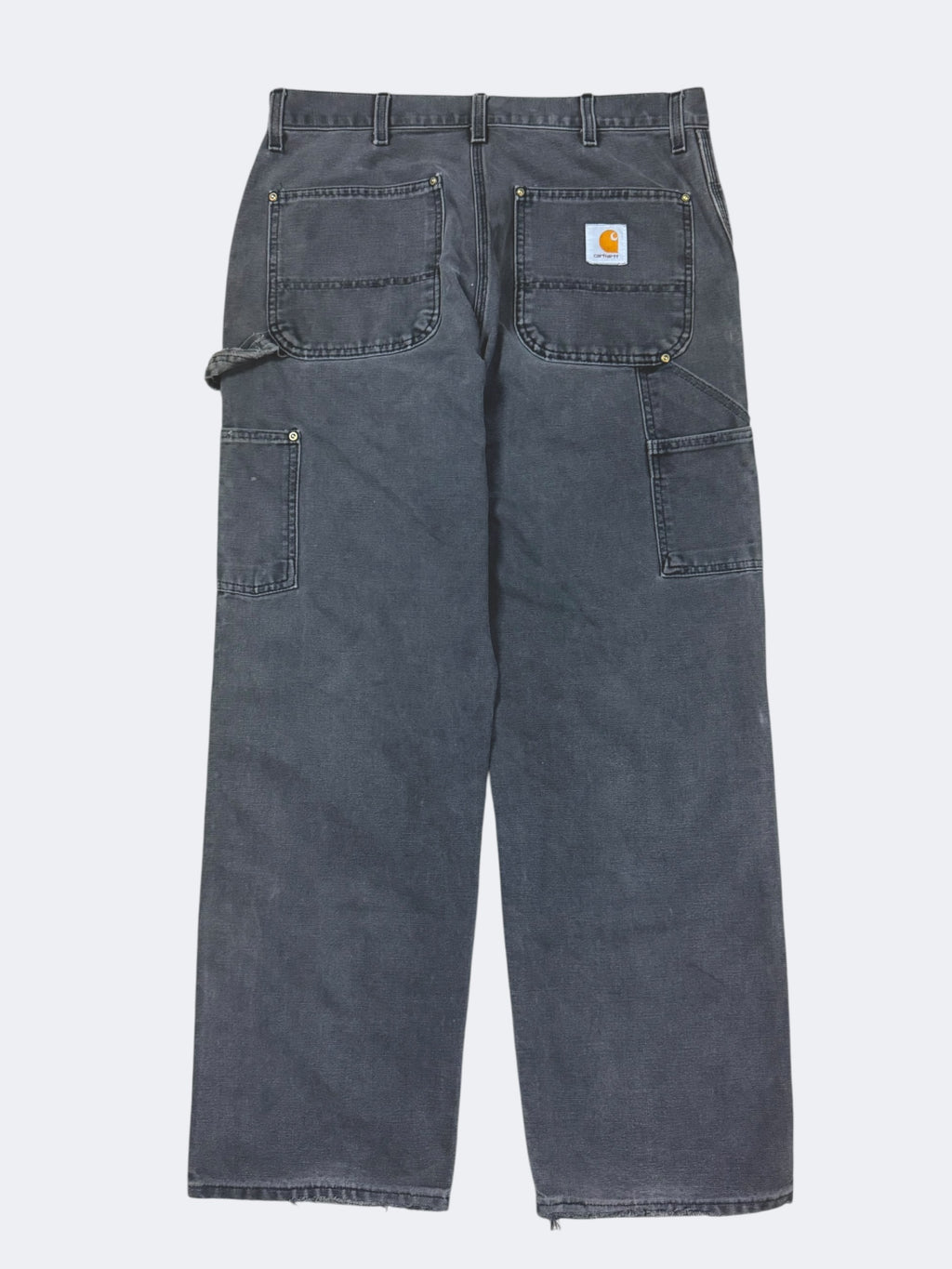 Faded Black Carhartt Double Knees (34 x 30)