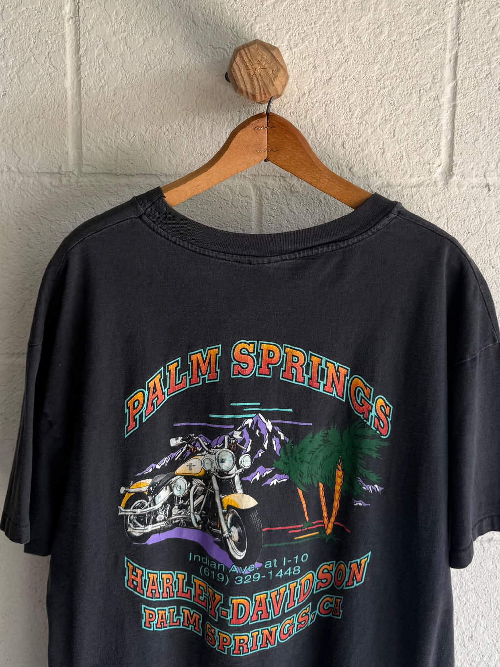 ‘90s Chain Harley Pocket Tee