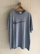 '90s Faded Blue Nike Logo Tee