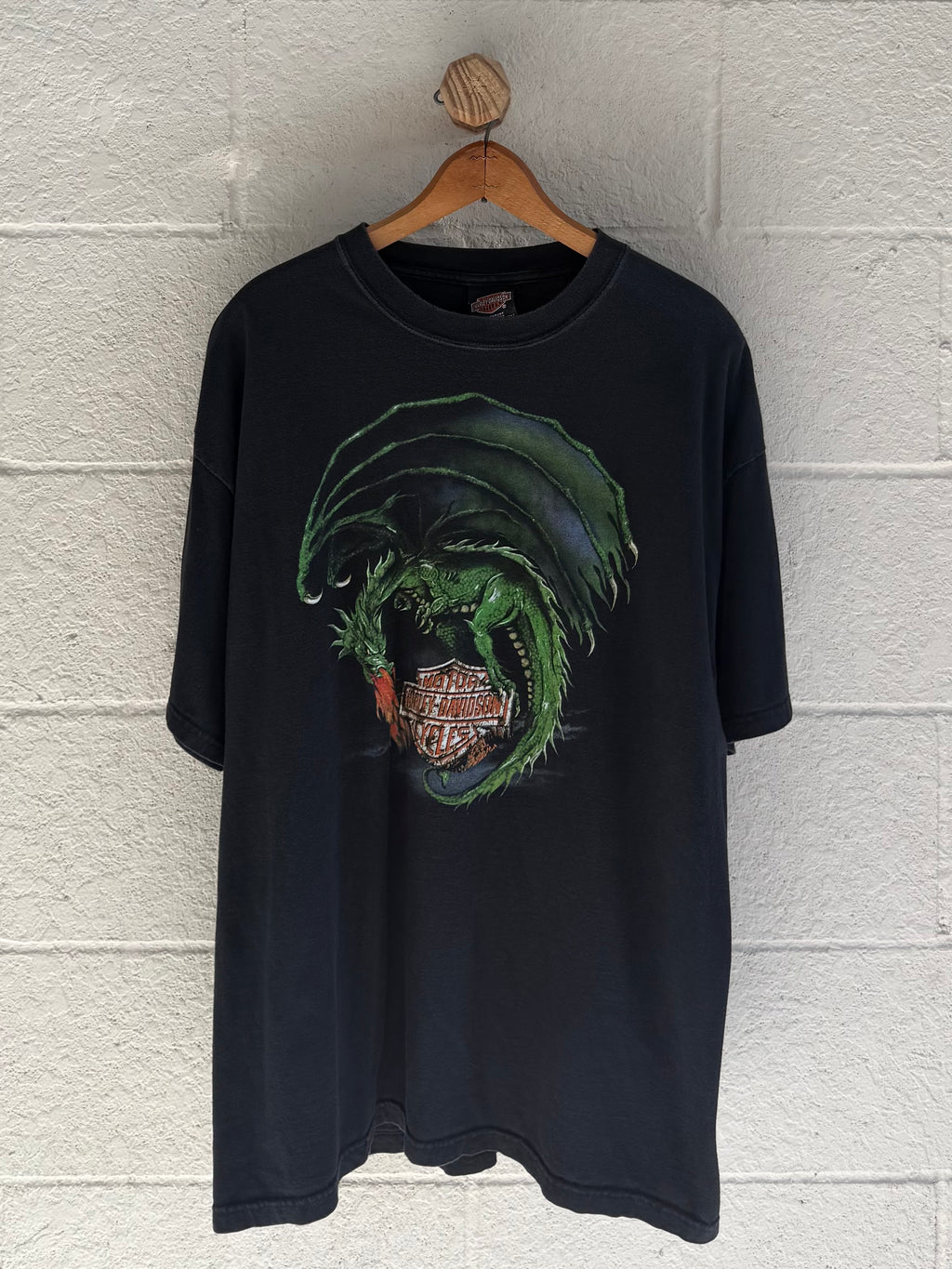 '00s Spiral Dragon Harley Tee