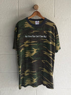 '00s Camo "Can't See Me" Tee