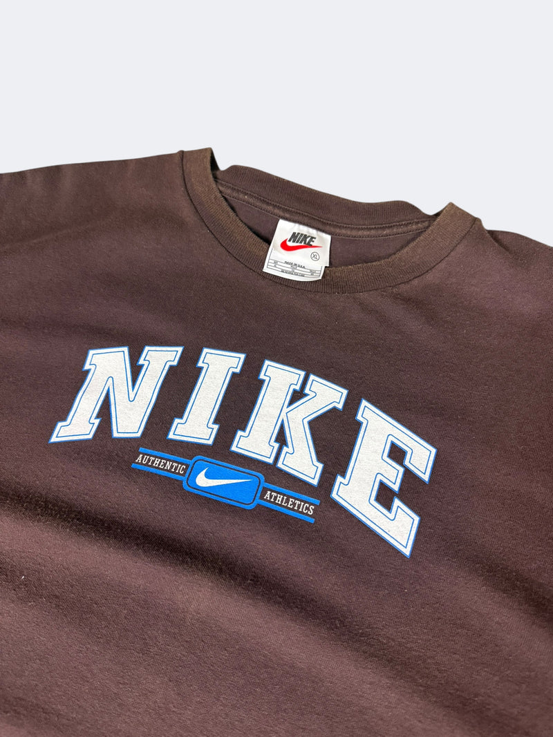 '90s Brown/White Nike Tee