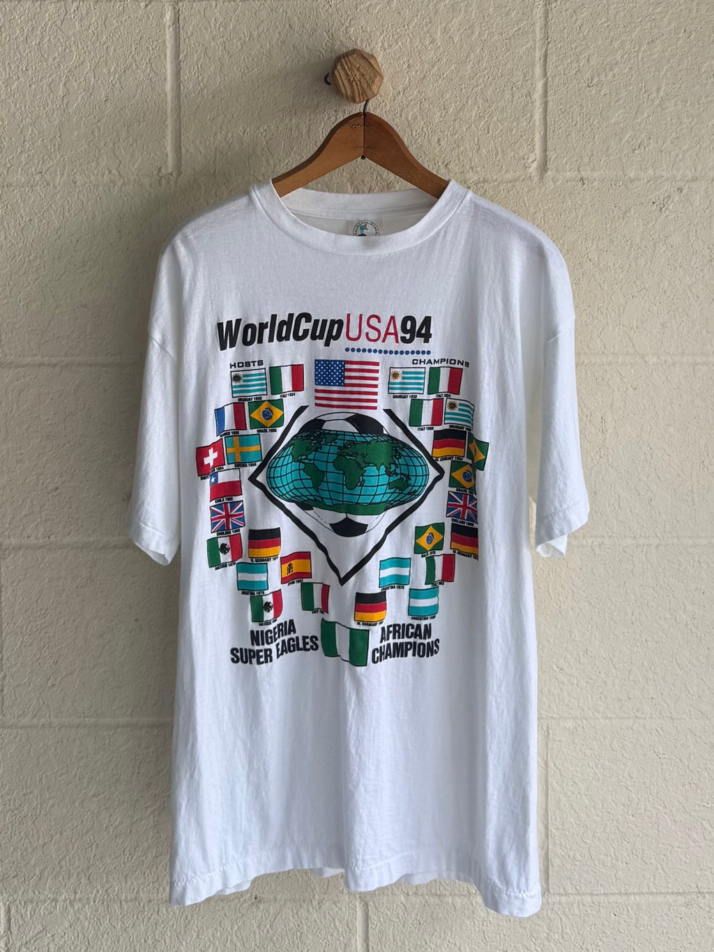 1994 World Cup Tee Nigeria Logo