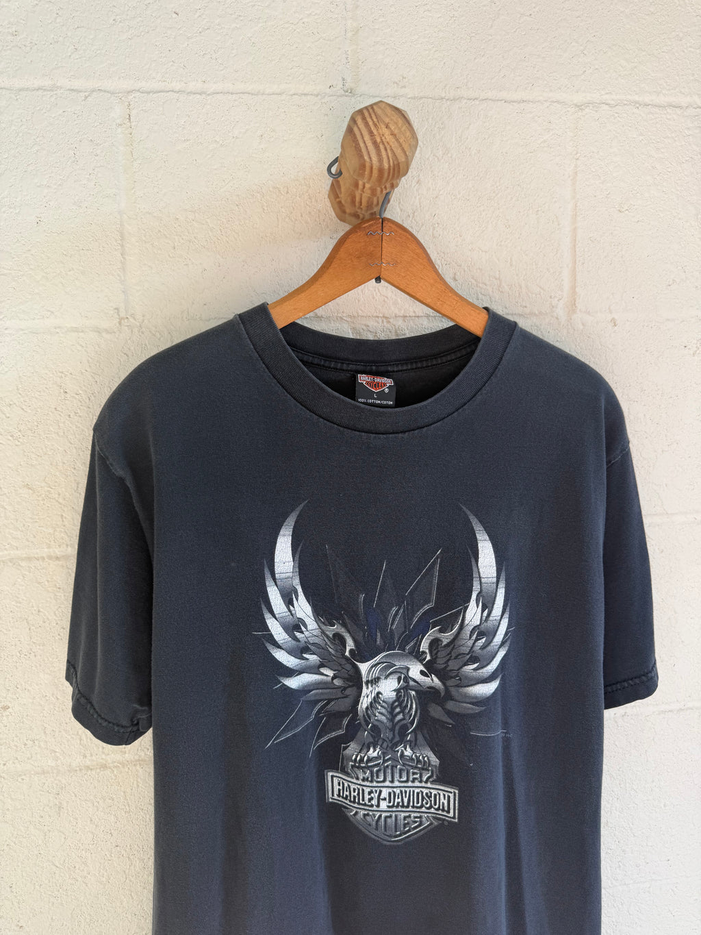 '90s Metallic Eagle Harley Tee