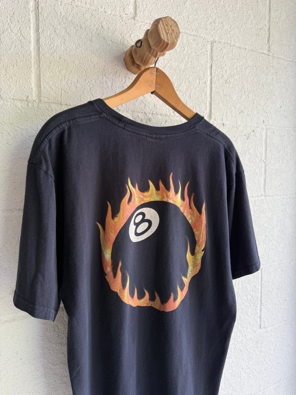 '00s Flame Stussy 8-Ball Tee