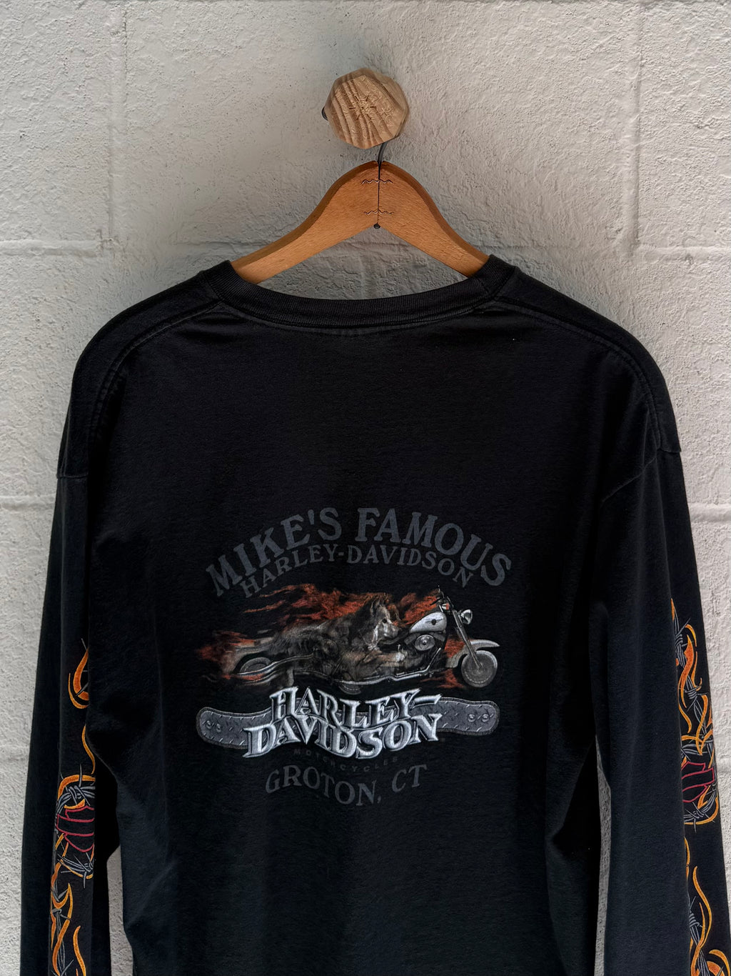 ‘00s Harley Flame Long Sleeve