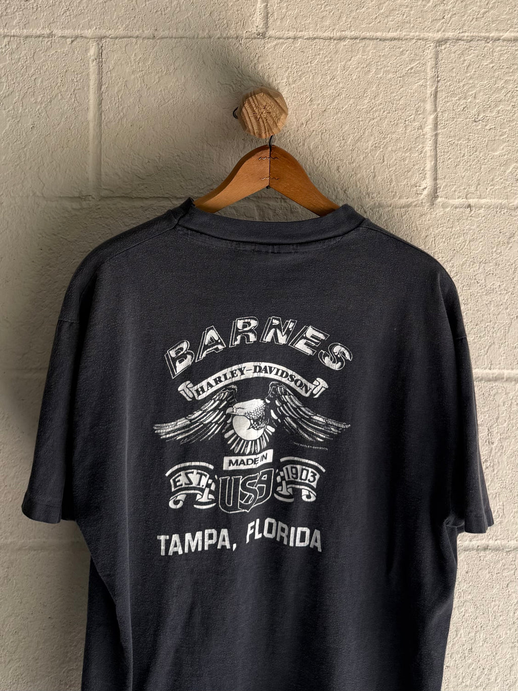 ‘80s Harley Eagle Logo Tee