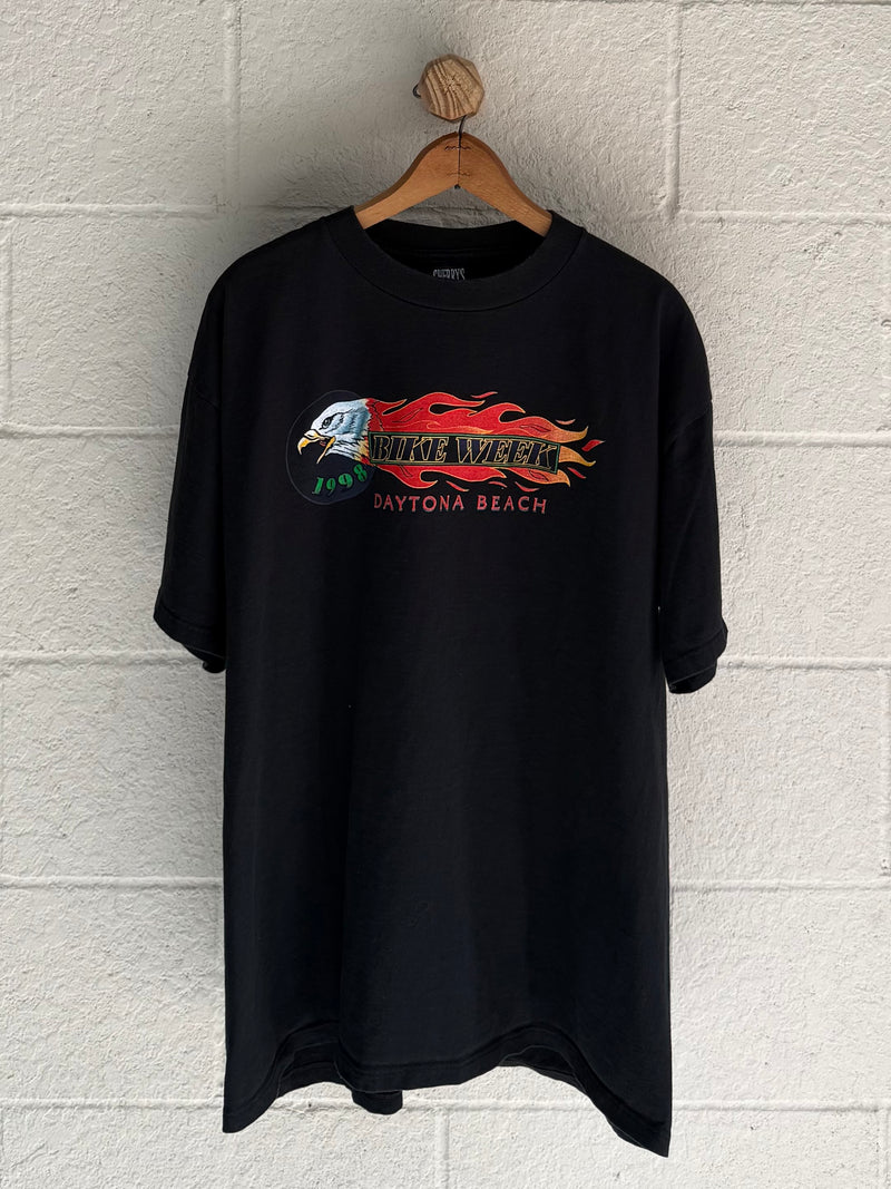 ‘90s Daytona Bikeweek Flame Eagle Tee