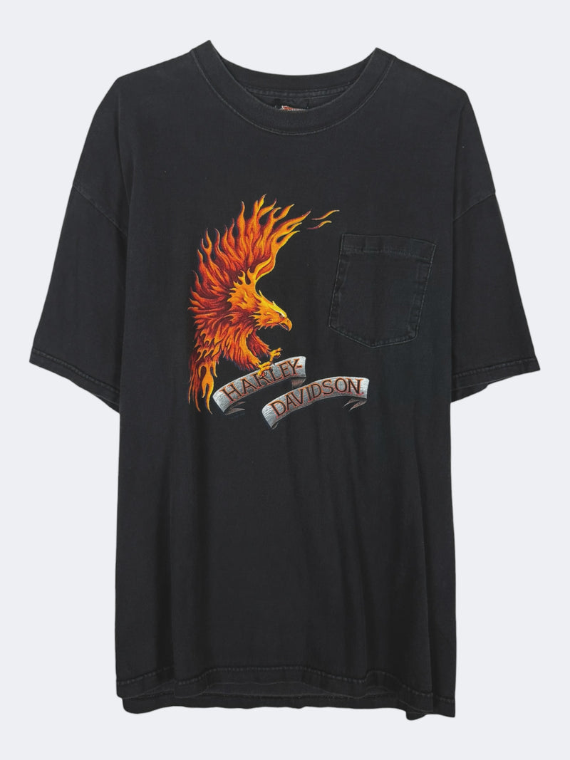 '00s Flame Pheonix Harley Tee