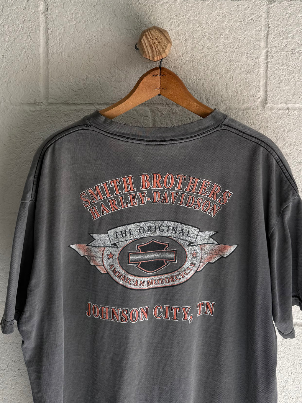 ‘90s Faded Harley Pocket Tee