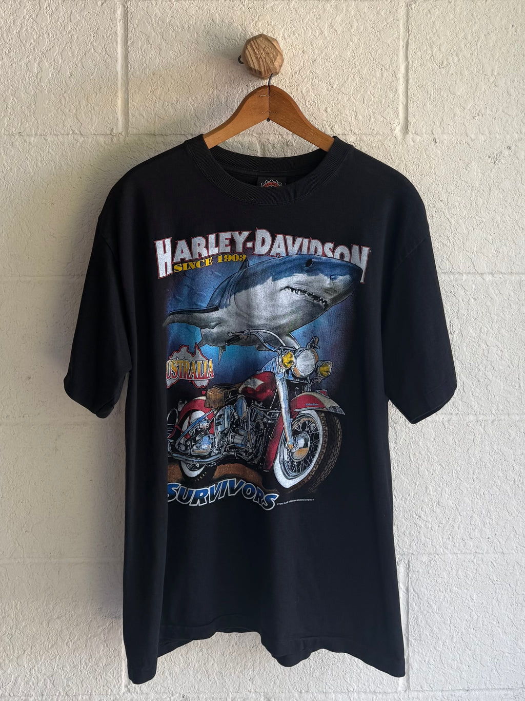 '90s Harley Davidson Shark Tee