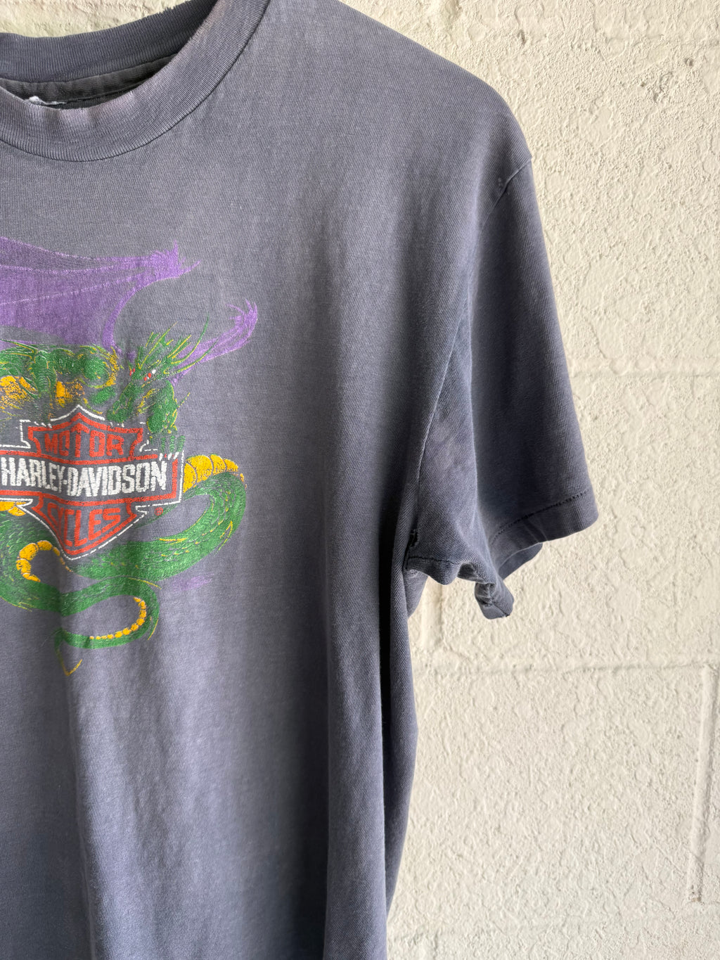 ‘80s Faded Harley Dragon Tee