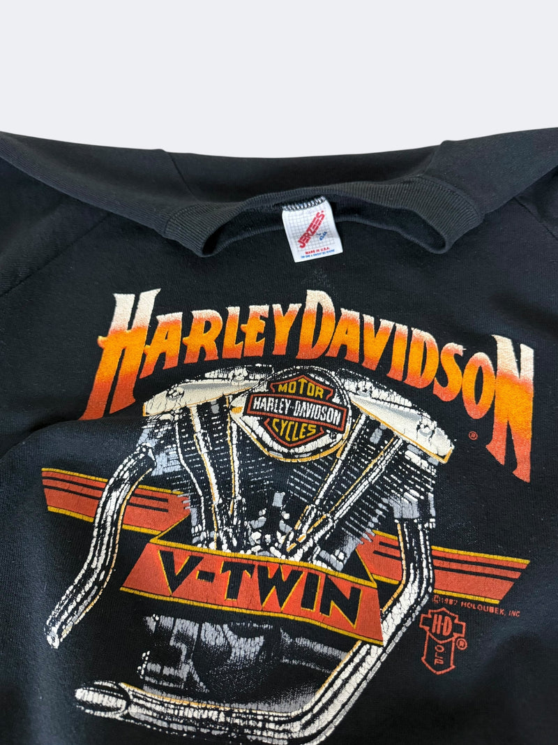 '80s Harley Davidson V-Twin Crewneck