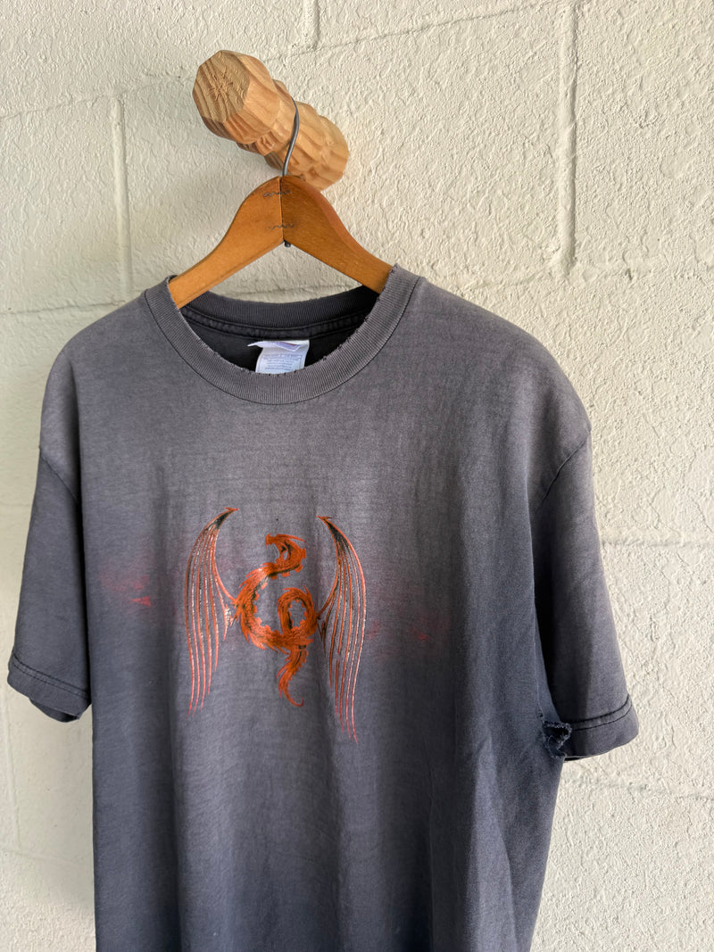 ‘90s Faded Black Dragon Tee