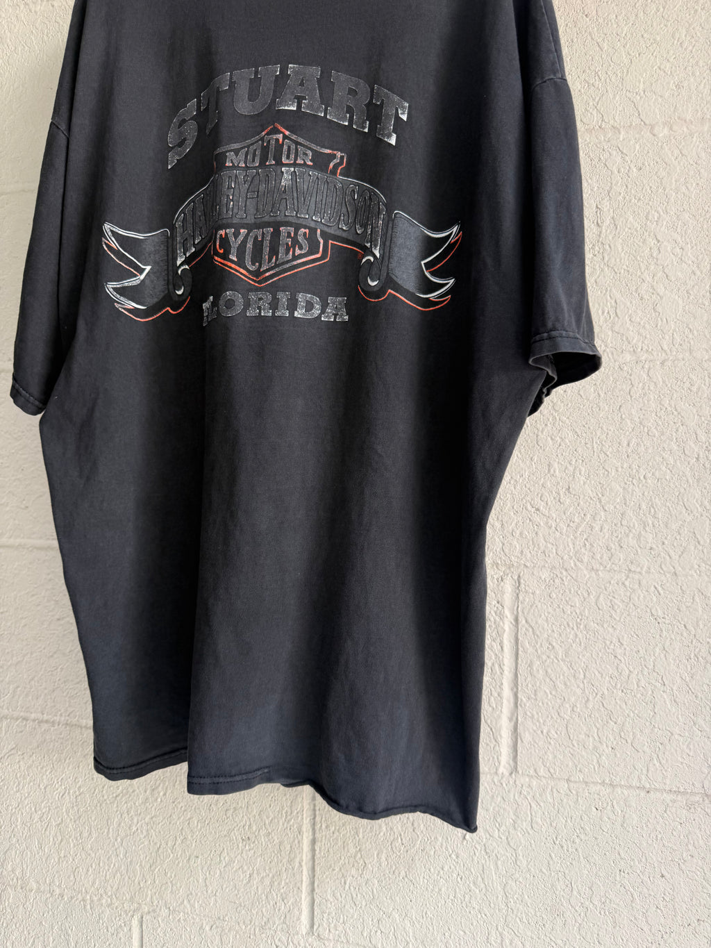 '90s Harley Long Horn Skull Tee