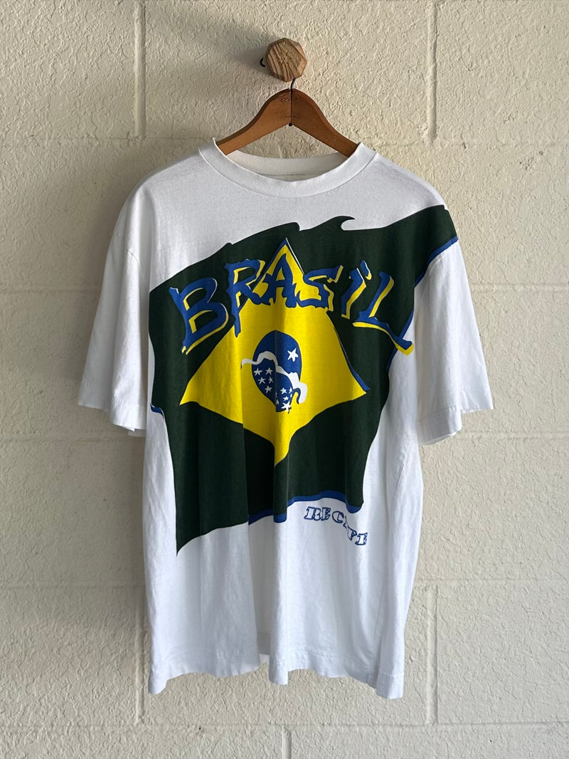'90s Brazil Flag Recife Soccer Tee